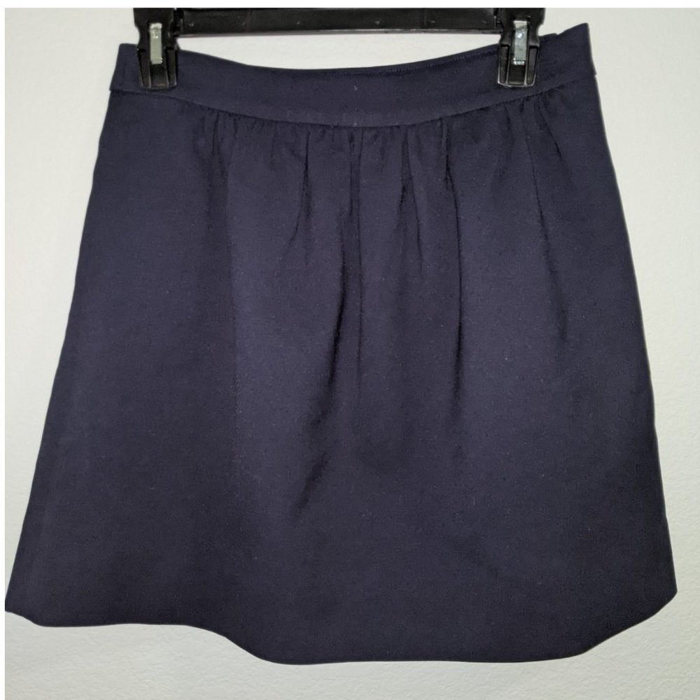 JCrew Double Crepe Skirt Sz 0 VGUC